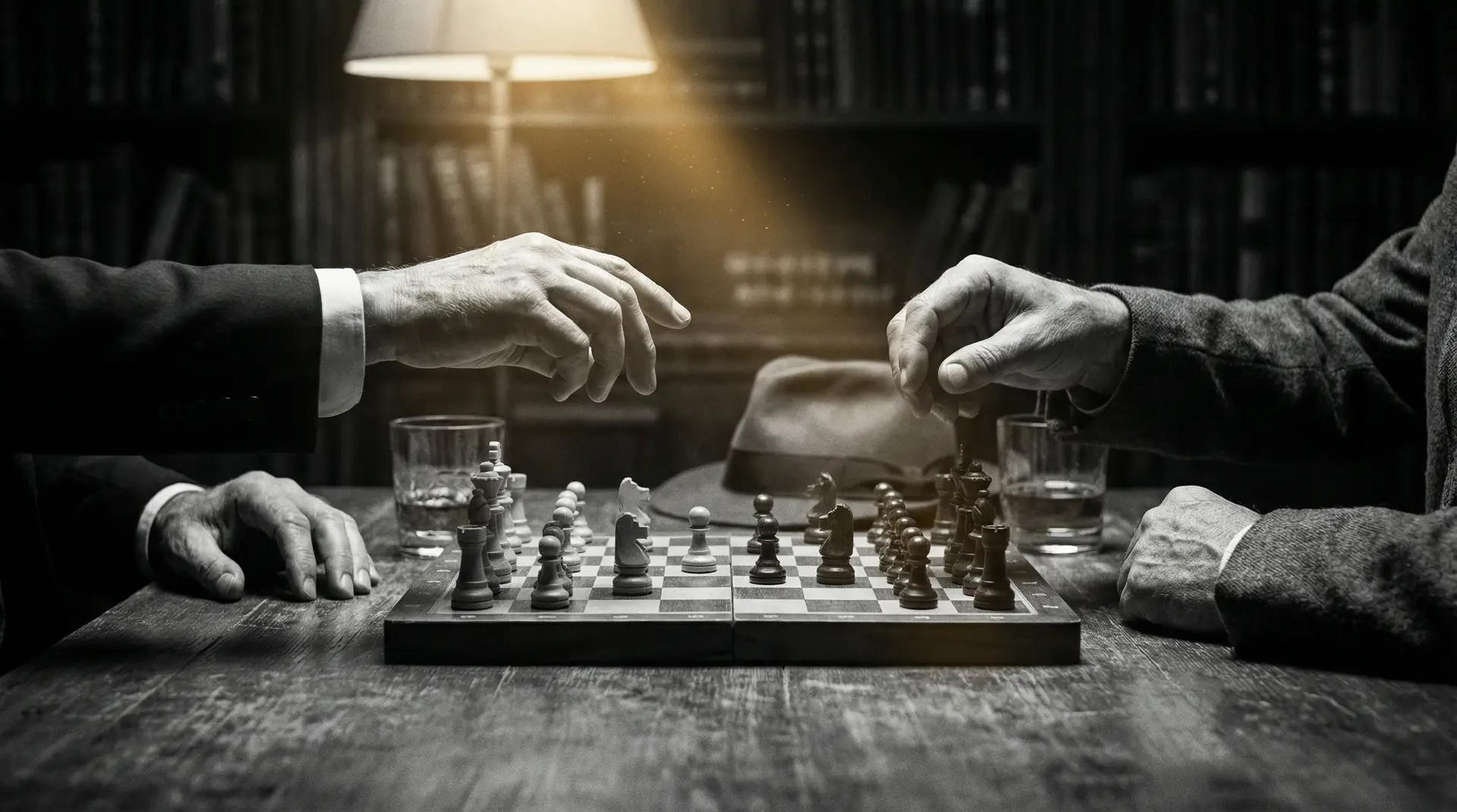 海角视频入口 艺术探索系列 - 非线性叙事，棋盘上的对弈象征命运的交错